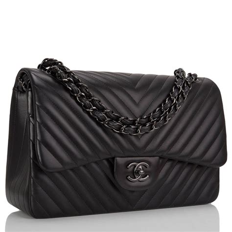 chanel chevron jumbo flap bag|chanel double flap bag jumbo.